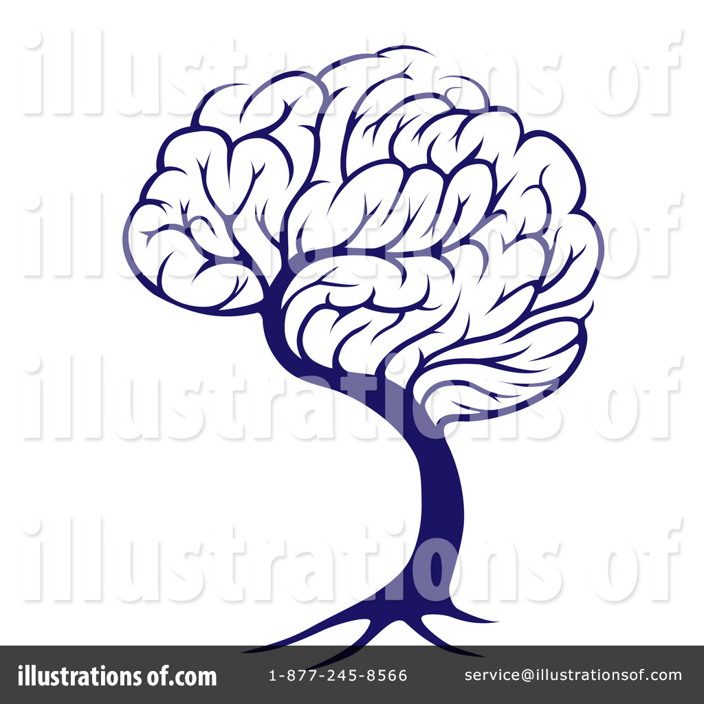 Royalty Free  Rf  Brain Clipart Illustration By Geo Images   Stock