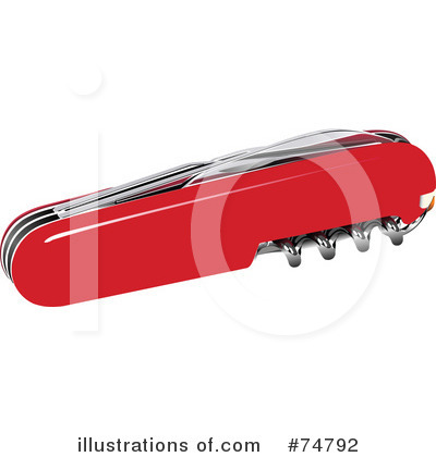 Royalty Free  Rf  Swiss Army Knife Clipart Illustration By Leonid