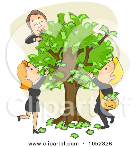 Royalty Free Vector Clip Art Illustration Of Business People Pulling