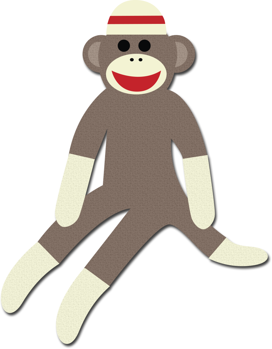 Sock Monkey Clip Art