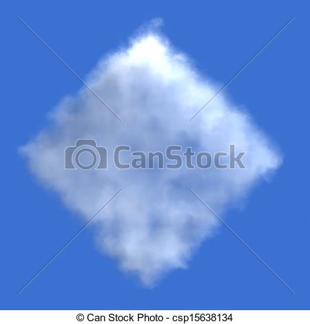 Stock Illustration   Square  Cloud Shape    Stock Illustration