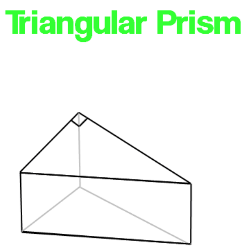Triangular Prism Clipart Triangular Solid Prism