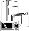 Vector Art Clip Art Appliance Business Sign Elements Microwave    
