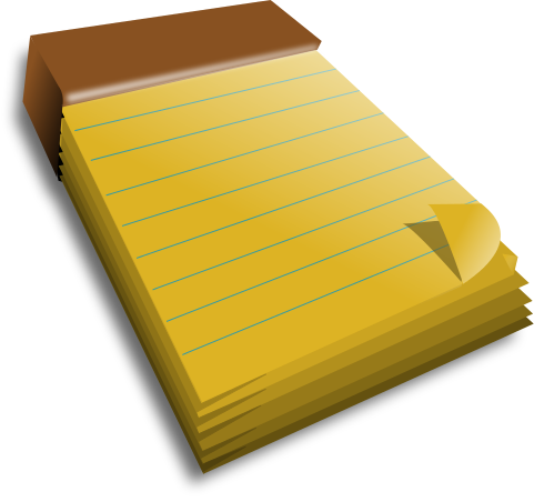 Www Wpclipart Com Office Notes Memos Note Pad Note Pad Blank Png Html