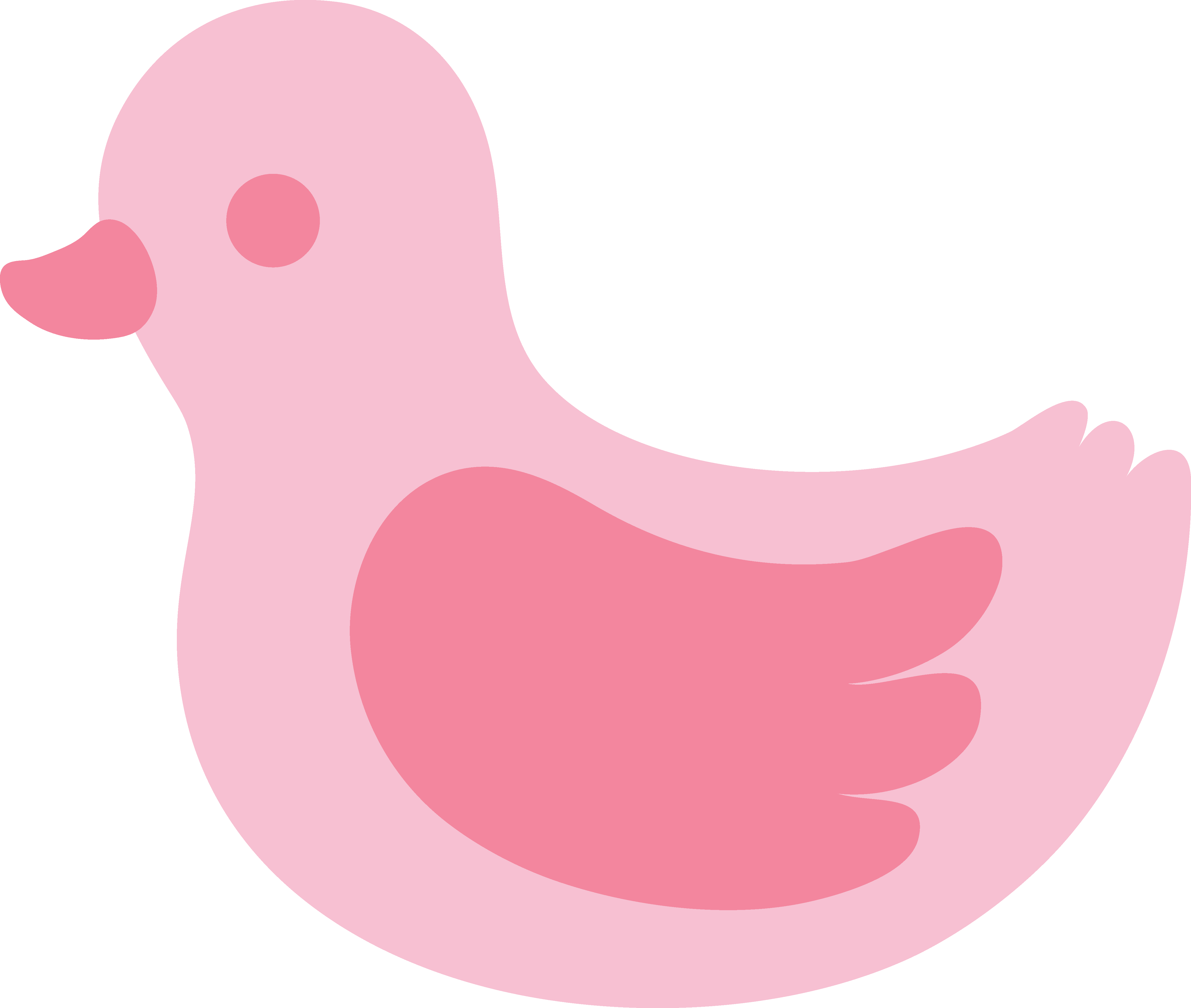 Baby Pink Duck Free Clip Art   Black Background And Some Ppt Template