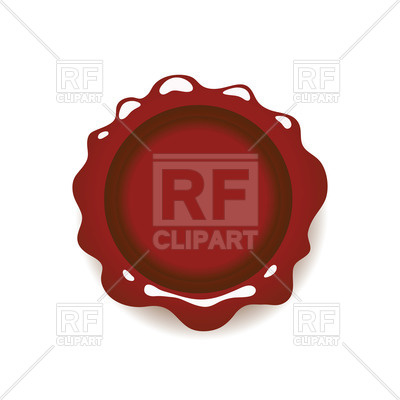 Blank Wax Seal 39180 Download Royalty Free Vector Clipart  Eps