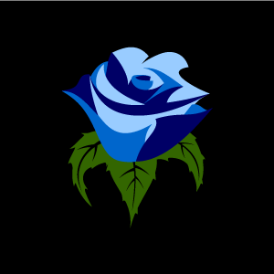 Blue Rose Background Flower Clipart   Blue Rose
