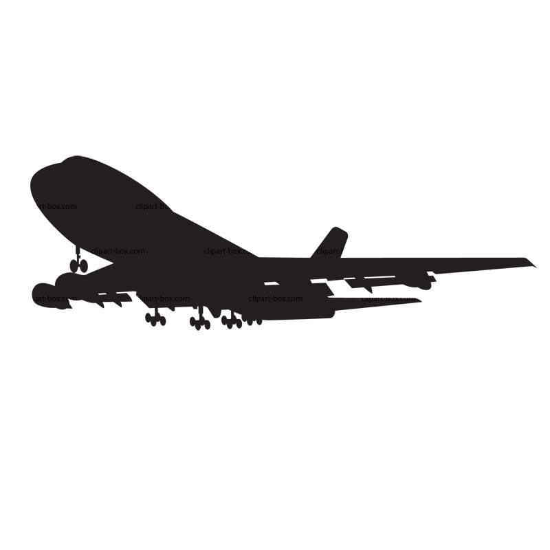 Clipart Plane 747 Shape   Royalty Free Vector Design