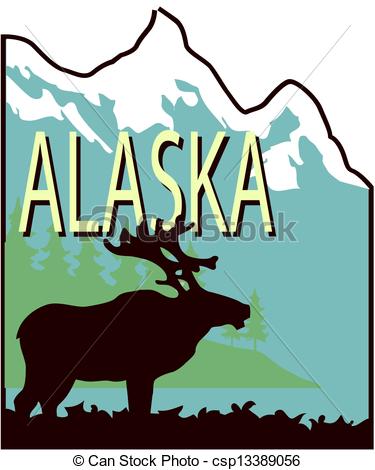 Clipart Vector Of Alaska Csp13389056   Search Clip Art Illustration