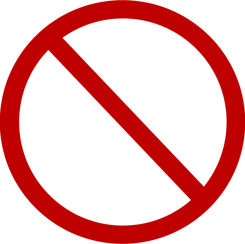 Denied Sign By Nicubunu   Denied Sign 