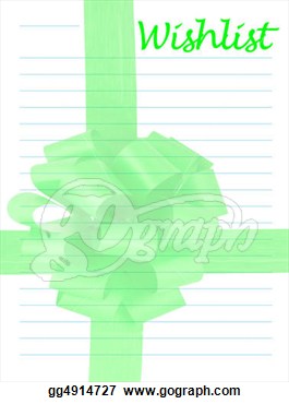 Drawing   Wish List   Christmas  Clipart Drawing Gg4914727   Gograph
