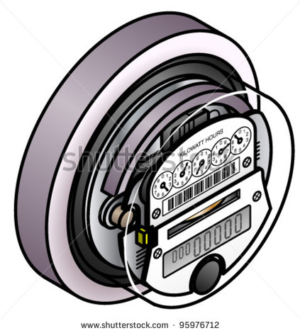 Electrical Utility Clipart A Household Electricity