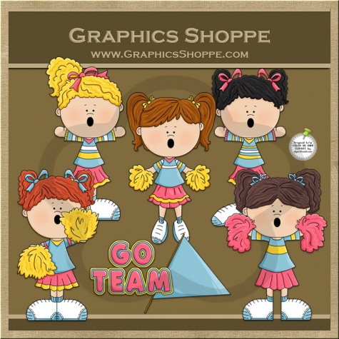 Go Team Exclusive Color Clip Art    2 29   Graphics Shoppe