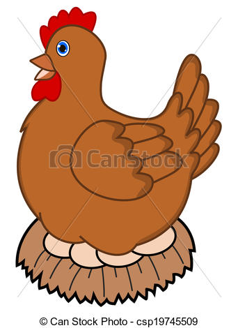 Hen With Eggs Clipart   Clipart Panda   Free Clipart Images