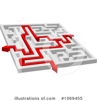 Maze Clipart  1069455   Illustration By Seamartini Graphics
