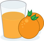 Natural Orange Juice Illustrations And Clipart