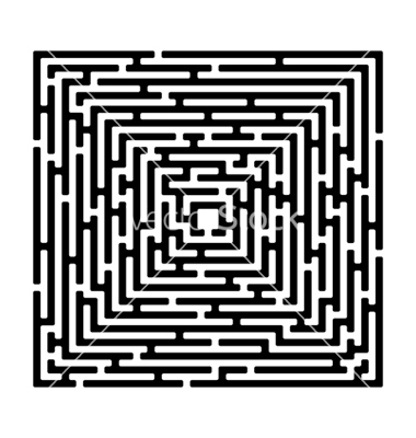 Rectangle Maze Vector Art   Download Path Vectors   279029
