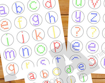 Scrapbooking Stickers Alphabet On Etsy A Global Handmade And Vintage
