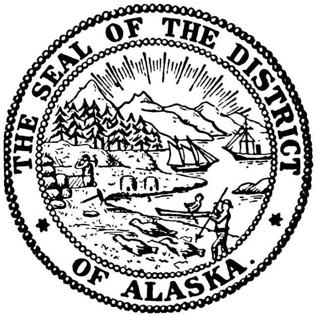 Seal Of Alaska   Clipart Etc