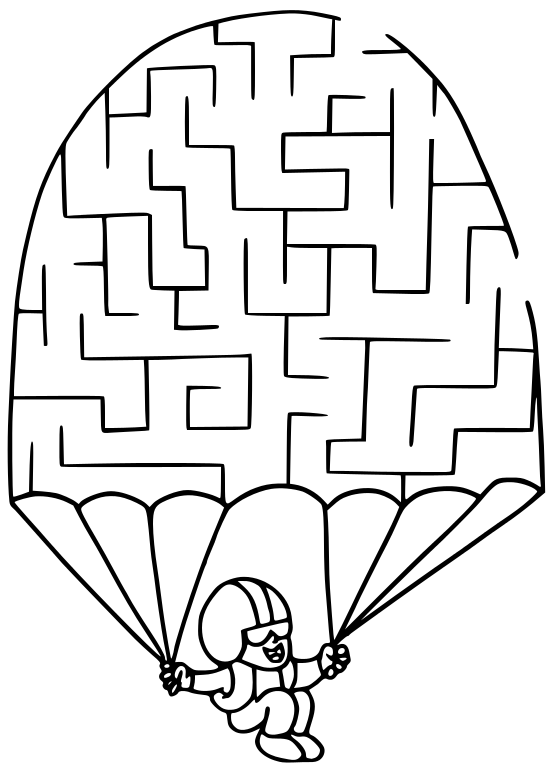 Share Maze Parachute Clipart With You Friends 