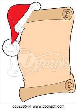 Stock Illustration   Santas Wish List  Clipart Gg5266544