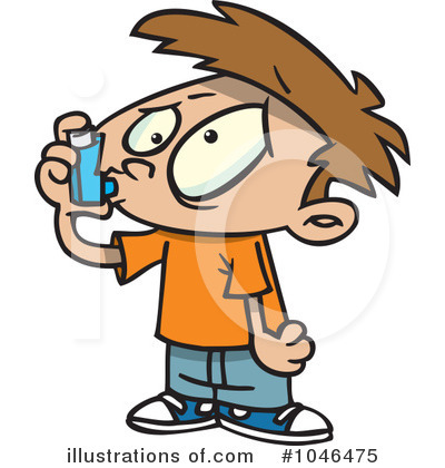 Asthma Clipart  1046475 By Ron Leishman   Royalty Free  Rf  Stock