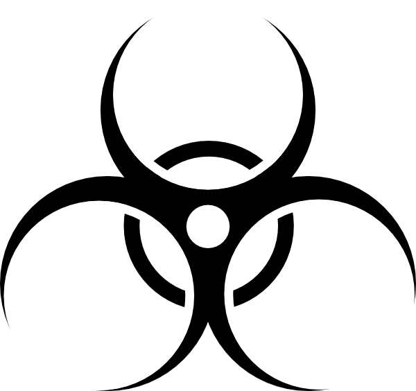 Biohazard Symbol Clip Art At Clker Com   Vector Clip Art Online