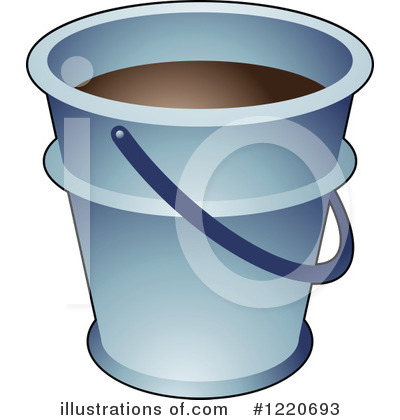 Bucket Clipart  1220693 By Cidepix   Royalty Free  Rf  Stock