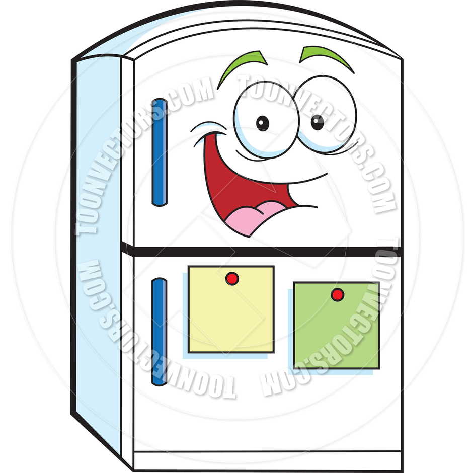 Cartoon Refrigerator By Kenbenner   Toon Vectors Eps  24294