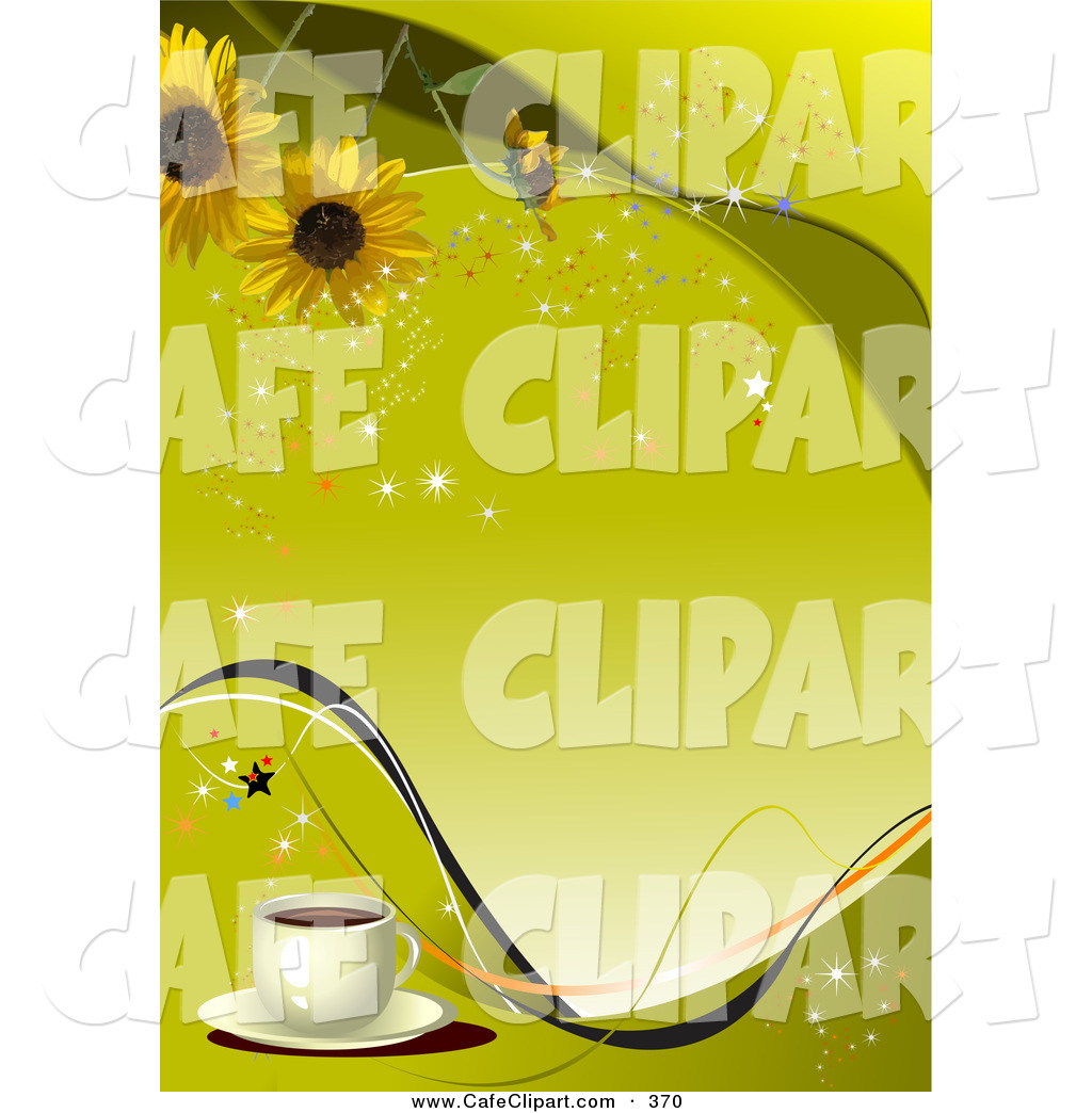 Coffee Clipart Tea Donut Cupcake Cake Digital Clip Art Cupcakes Border
