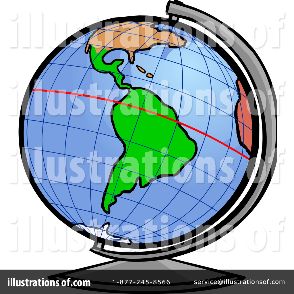Globe Clipart  1106653 By Cartoon Solutions   Royalty Free  Rf  Stock