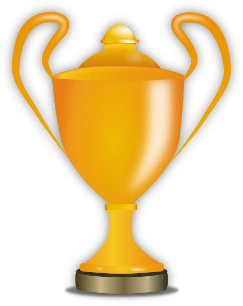 Golden Trophy Clip Art At Clker Com   Vector Clip Art Online Royalty