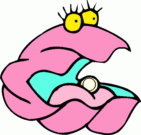 Oyster   Scared Clipart   Oyster   Scared Clip Art