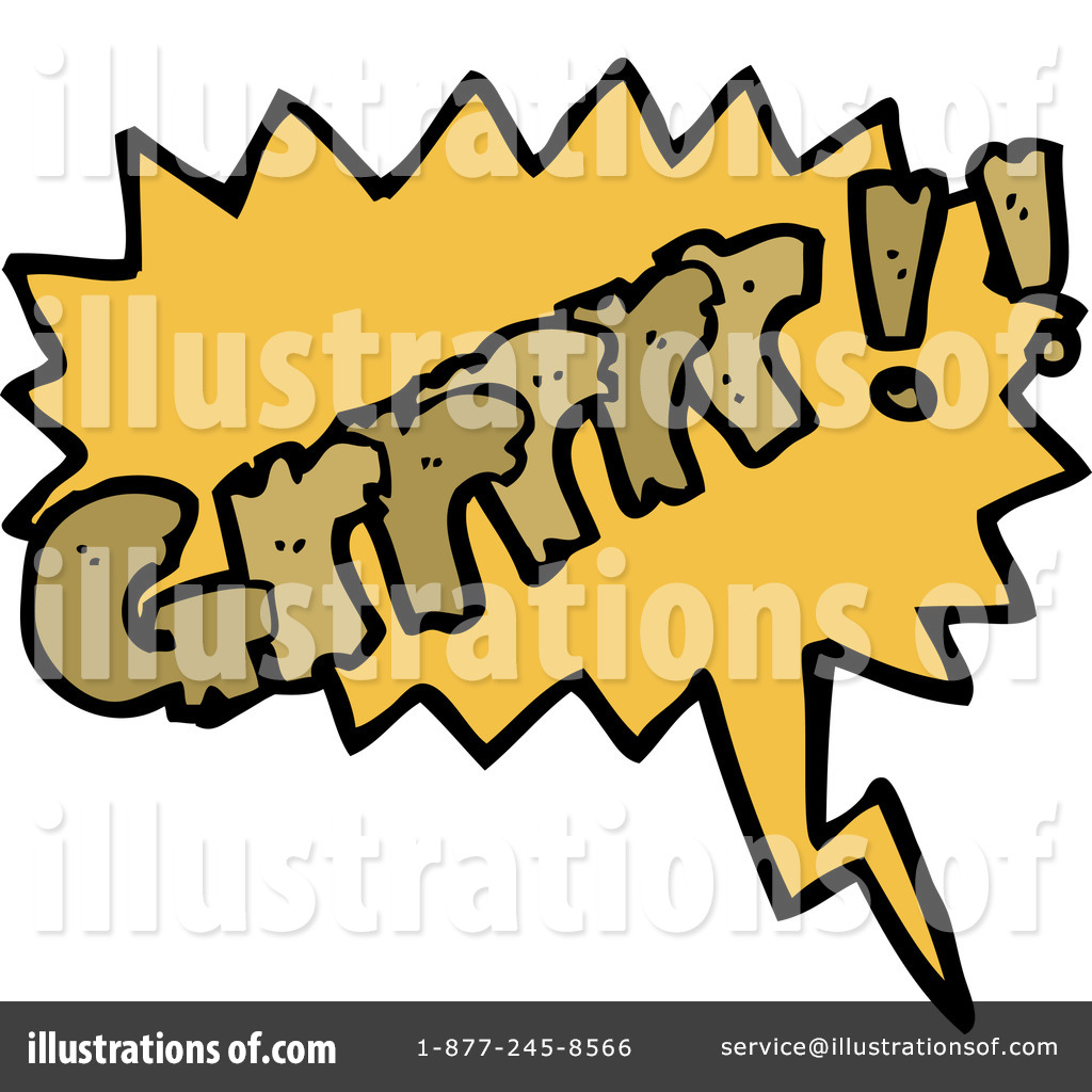 Word Grrrrr Clipart Illustration By Lineartestpilot   Stock Sample