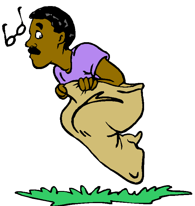 All Cliparts  Sack Racing Clipart