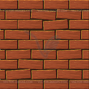 Background Of Red Brick    Vector Clipart