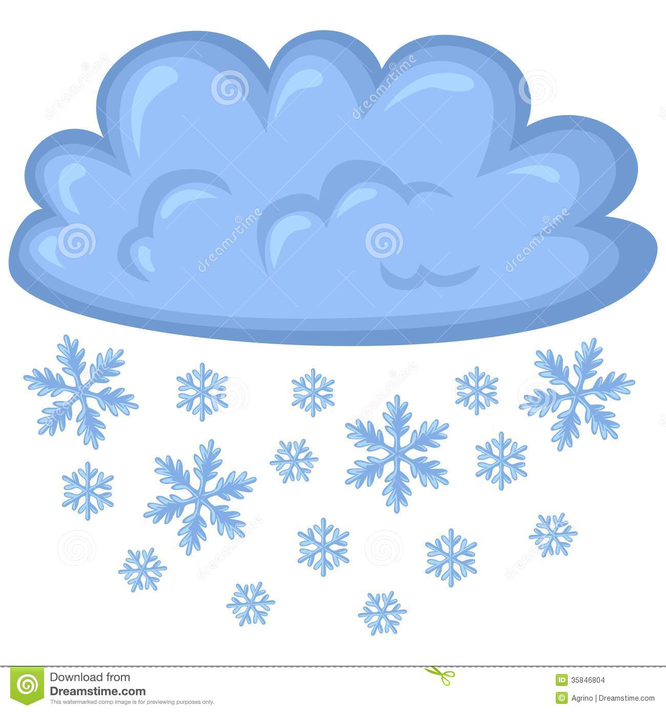 Cloud Of Snow Stock Images   Image  35846804