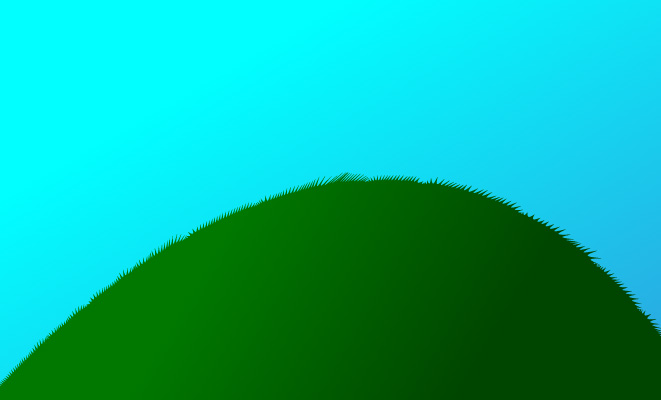 Create A Quick Grassy Hill In Illustrator With The Crystallize Tool
