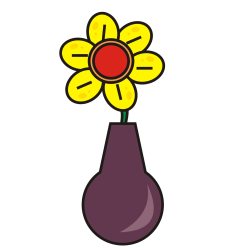 Flowers In A Vase Clipart Vase Clipart