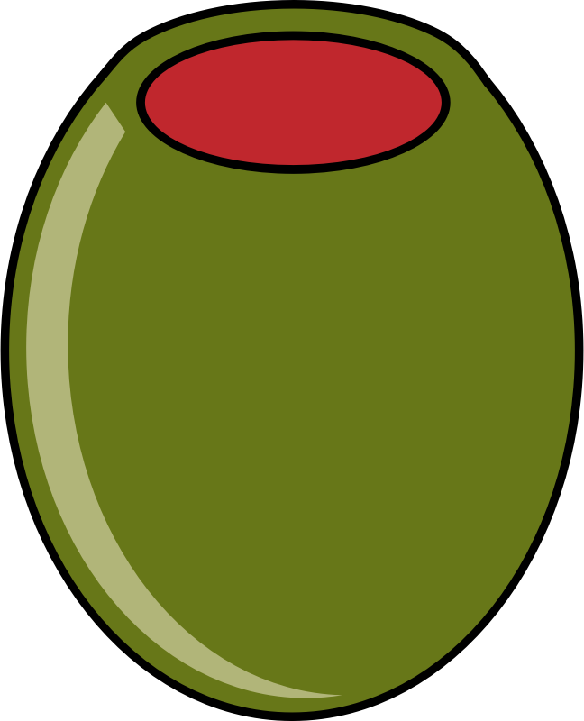 Green Olive By Johnny Automatic   Simple Graphic Of A Green Olive    