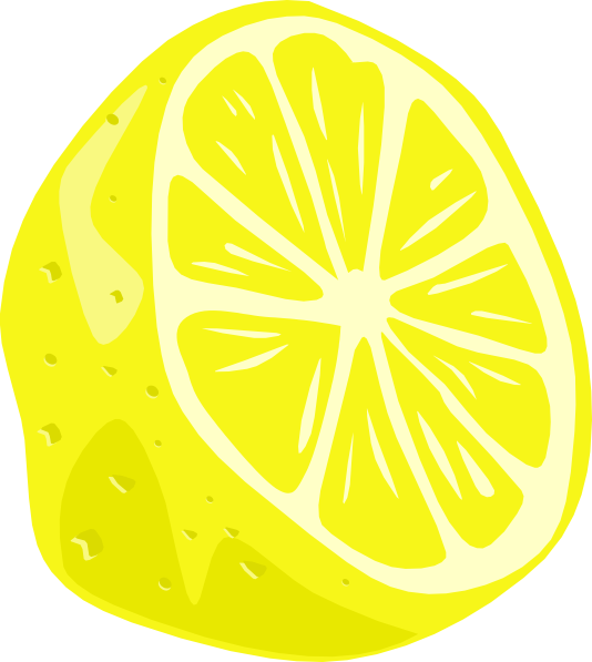 Lemon  Half  Clip Art