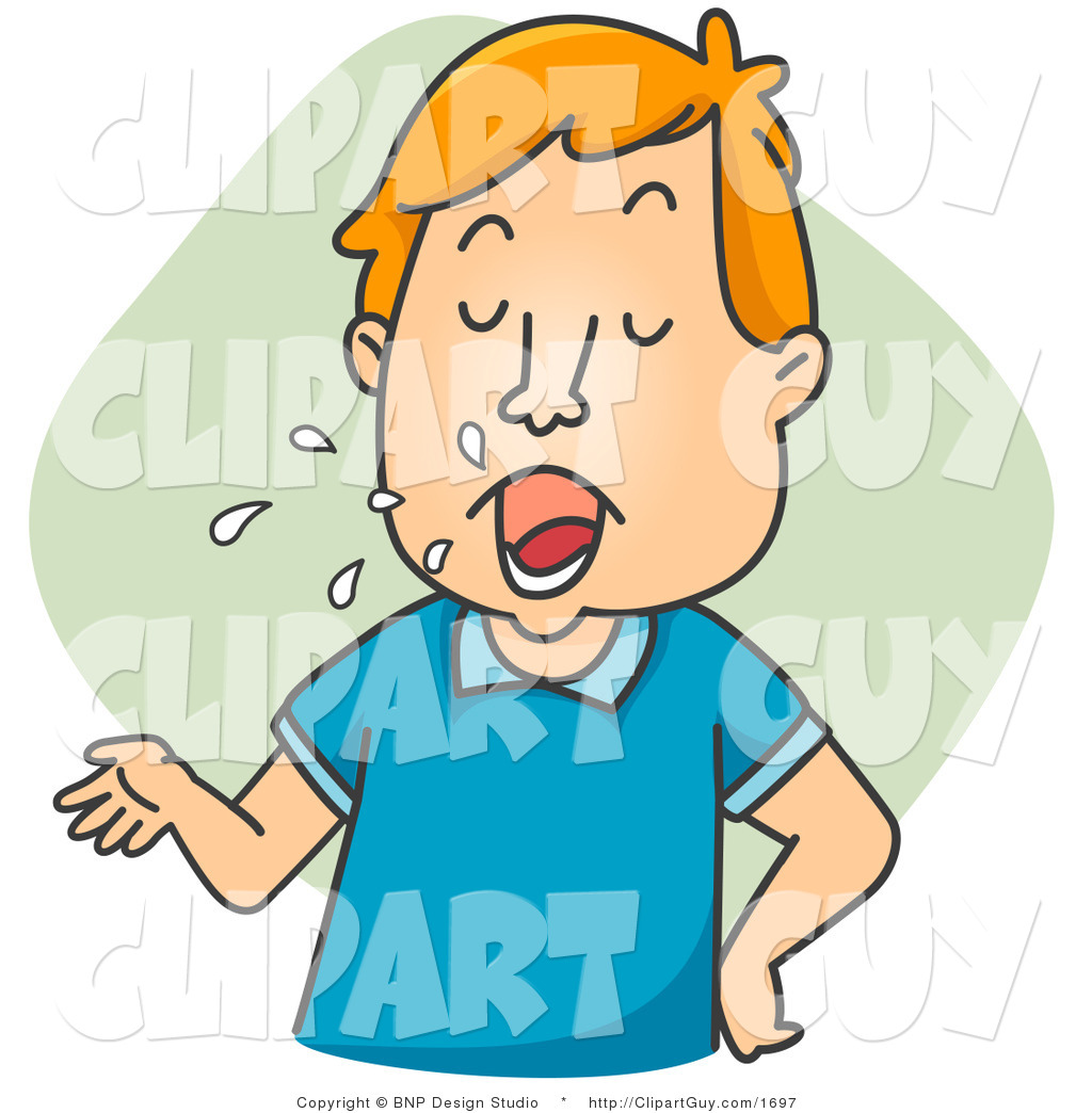 Spit Clipart Vector Clip Art Of A Red Haired White Man Spitting While