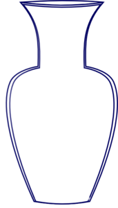 White Vase Clip Art At Clker Com   Vector Clip Art Online Royalty