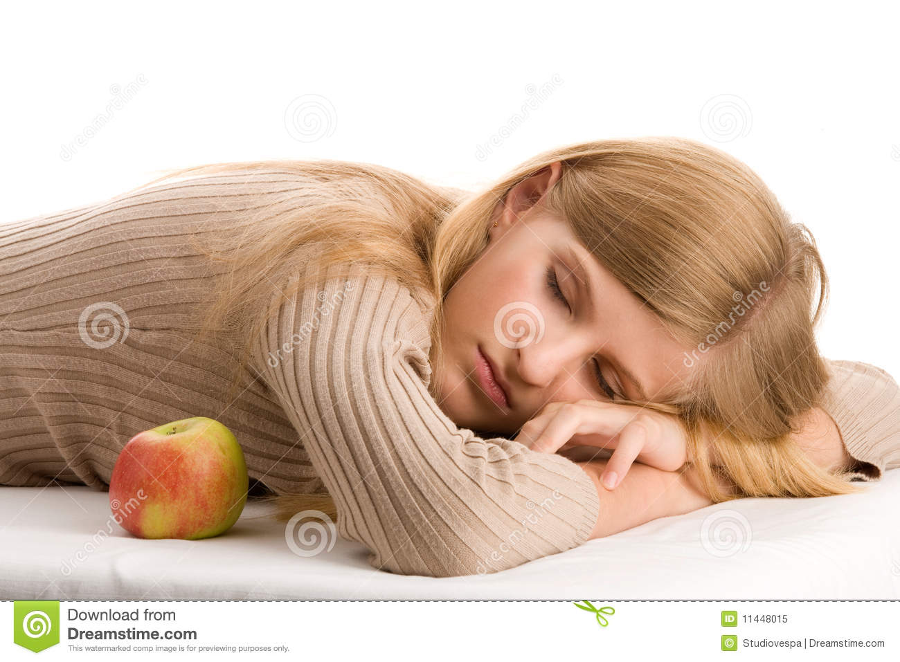 Beauty Teenage Girl Sleeping Royalty Free Stock Photo   Image