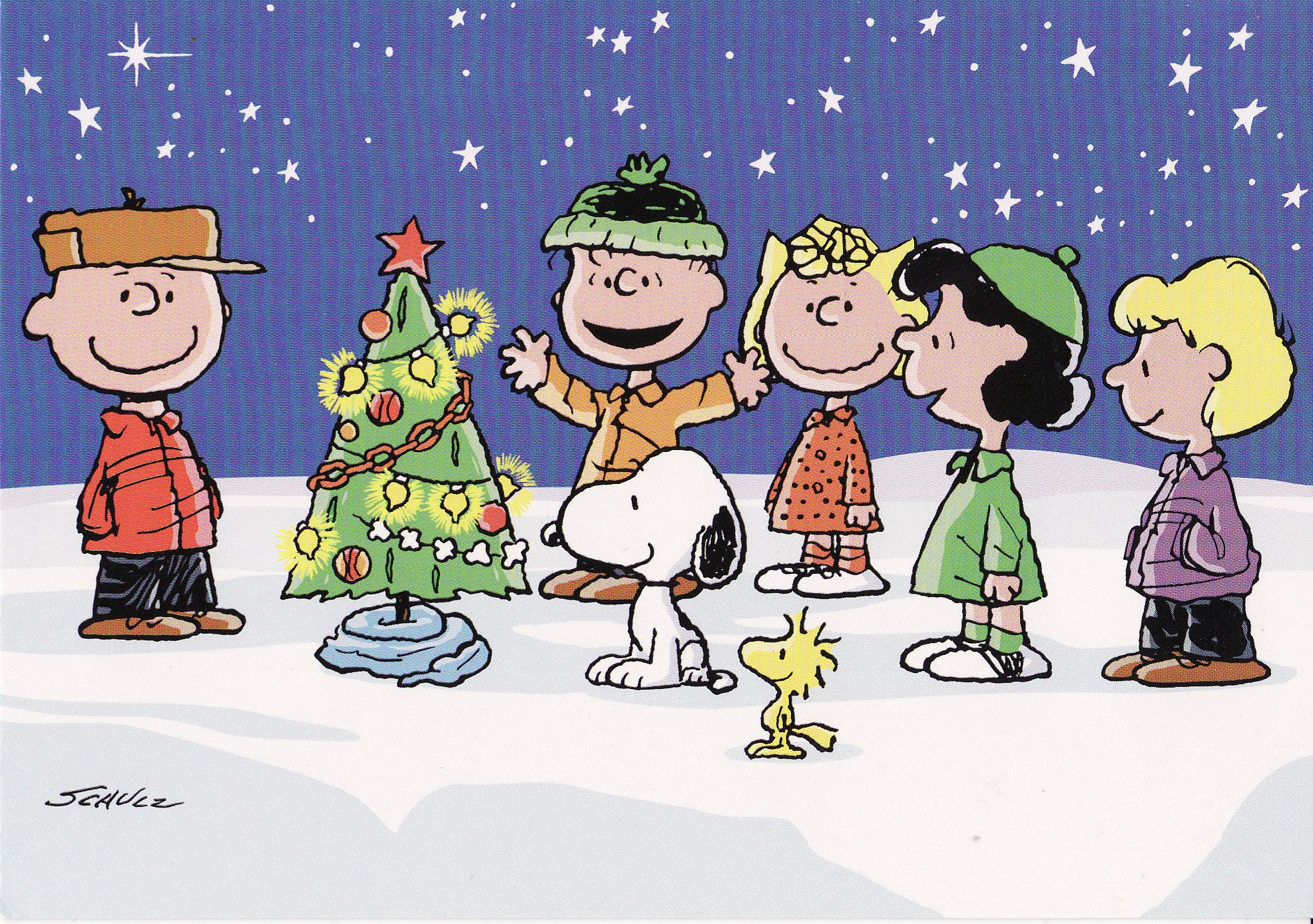 Charlie Brown Peanuts Comics Christmas G Wallpaper   1972x1388