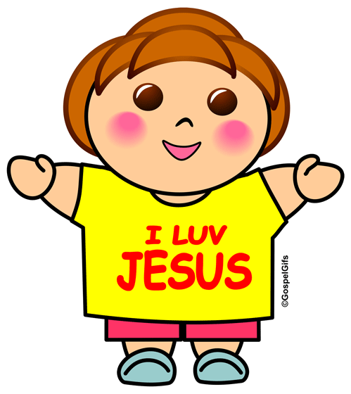 Christian Clip Art  Kids For Jesus Color Pictures  Becca