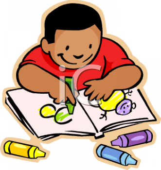 Coloring Clip Art 0511 0903 1003 0810 African American Boy Coloring A