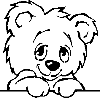 Cute Bear   Http   Www Wpclipart Com Cartoon Black N White Cute Bear