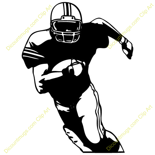 Football Player Running Clip Art   Clipart Panda   Free Clipart Images