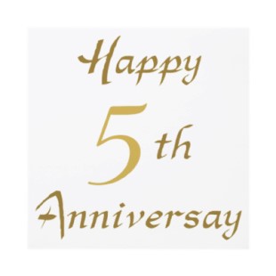 Happy 5th Anniversary    Uncategorized And Upcoming Events   Cognitive